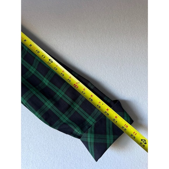 Talbots Tunic Shirt Women Size 18 Multicolor Plaid No Iron Cotton Stretch Casual - Picture 5 of 14